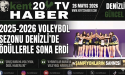 2025-2026 Voleybol Sezonu Denizli’de Ödüllerle Sona Erdi