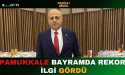 Pamukkale Bayramda Rekor  İlgi Gördü
