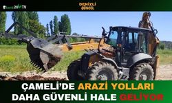 Çameli’de Arazi Yolları Daha Güvenli Hale Geliyor