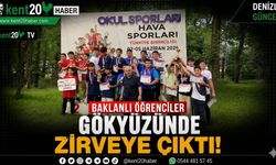 BAKLANLI ÖĞRENCİLER GÖKYÜZÜNDE ZİRVEYE ÇIKTI