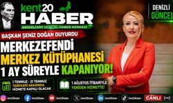 MERKEZEFENDİ MERKEZ KÜTÜPHANESİ 1 AY SÜREYLE KAPANIYOR