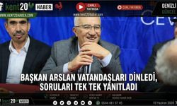 Başkan Arslan Vatandaşları Dinledi, Soruları Tek Tek Yanıtladı