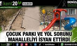 Çocuk Parkı ve Yol Sorunu Mahalleliyi İsyan Ettirdi