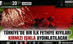 Türkiye’de Bir İlk Fethiye Kıyıları Kırmızı Işıkla Aydınlatılacak