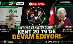 Kent 20 TV’de Edebiyat ve Kültür Dolu Gece