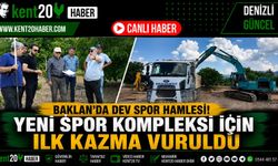 YENİ SPOR KOMPLEKSİ İÇİN İLK KAZMA VARULDU
