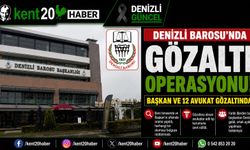 DENİZLİ BAROSU’NDA GÖZALTI OPERASYONU