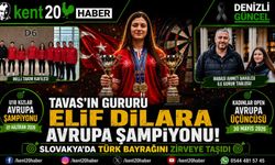 TAVAS’IN GURURU ELİF DİLARA AVRUPA ŞAMPİYONU!
