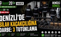 Denizli’de Silah Kaçakçılığı Operasyonunda 3 Tutuklama