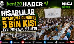 Hisarlılar Dayanışma Gününde 5 Bin Kişi Aynı Sofrada Buluştu