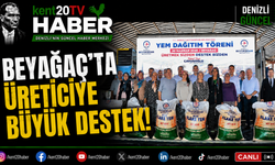 Beyağaç'ta Üreticiye Büyük Destek!