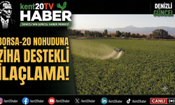 Denizli'de Borsa-20 Nohuduna ZİHA ile İlaçlama!