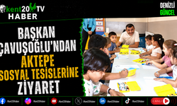 Başkan Çavuşoğlu'ndan Aktepe Sosyal Tesislerine Ziyaret