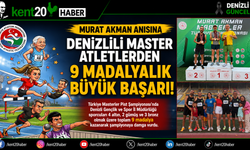 Denizlili Master Atletlerden 9 Madalyalık Büyük Başarı