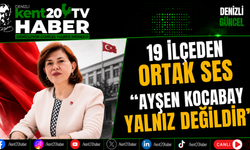 19 İlçeden Ortak Ses Ayşen Kocabay Yalnız Değildir
