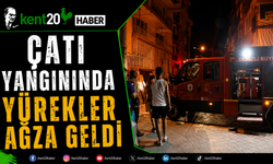 Çatı Yangınında Yürekler Ağza Geldi