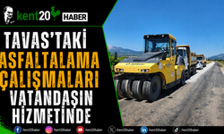 Tavas'taki Asfaltlama Çalışmaları Vatandaşın Hizmetinde