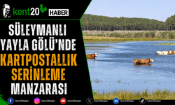 Süleymanlı Yayla Gölü'nde Kartpostallık Serinleme Manzarası