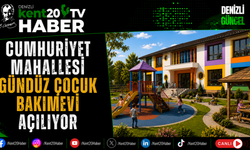 Cumhuriyet Mahallesi Gündüz Çocuk Bakımevi Yükseliyor