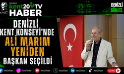 Denizli Kent Konseyi'nde Ali Marım Yeniden Başkan Seçildi