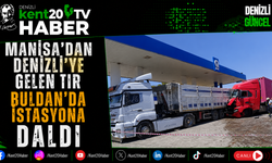 Manisa'dan Denizli'ye Gelen Tır Buldan'da İstasyona Daldı