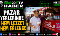 Pazar Yerlerinde Hem Lezzet Hem Eğlence