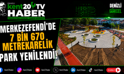 Merkezefendi'de 7 Bin 670 Metrekarelik Park Yenilendi!