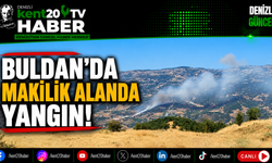 Buldan'da Makilik Alanda Yangın!