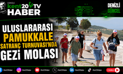 Uluslararası Pamukkale Satranç Turnuvası'nda Gezi Molası