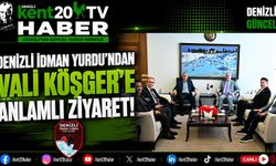 Denizli İdman Yurdu Yönetiminden Vali Köşger’e Nezaket Ziyareti