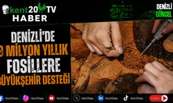 Denizli'de 9 Milyon Yıllık Fosillere Büyükşehir Desteği
