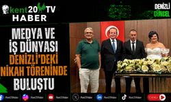 Medya ve İş Dünyası Denizli'deki Nikah Töreninde Buluştu