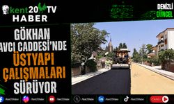 Gökhan Avcı Caddesi'nde Üstyapı Çalışmaları Sürüyor