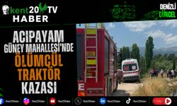 Acıpayam Güney Mahallesi'nde Ölümcül Traktör Kazası