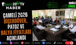 Çameli 2026 Biçerdöver, Patoz ve Balya Fiyatları Açıklandı