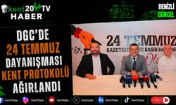 DGC'de 24 Temmuz Dayanışması Kent Protokolü Ağırlandı