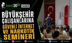 Büyükşehir Çalışanlarına Güvenli İnternet ve Narkotik Semineri