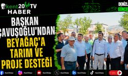 Başkan Çavuşoğlu’ndan Beyağaç’a Tarım ve Proje Desteği