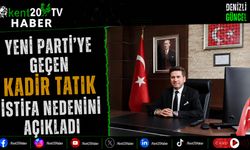 Yeni Parti'ye Geçen Kadir Tatık İstifa Nedenini Açıkladı