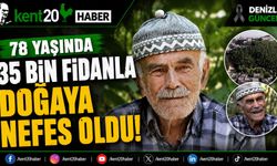 78 Yaşında 35 Bin Fidan Dikti, Mardin’i Yeşile Bürüdü