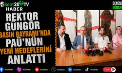 Rektör Güngör Basın Bayramı'nda PAÜ'nün Yeni Hedeflerini Anlattı