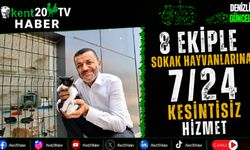 8 Ekiple Sokak Hayvanlarına 7/24 Kesintisiz Hizmet