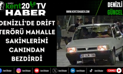 Denizli’de drift terörü mahalle sakinlerini canından bezdirdi