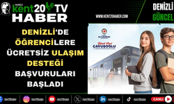 Denizli'de öğrencilere ücretsiz ulaşım desteği başvuruları başladı