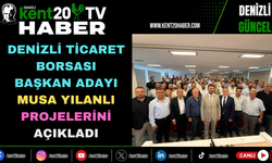 Denizli Ticaret Borsası Başkan Adayı Musa Yılanlı Projelerini Açıkladı