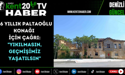 36 yıllık Paltaoğlu Konağı için çağrı: "Yıkılmasın, geçmişimiz yaşatılsın"