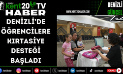 Denizli’de öğrencilere kırtasiye desteği başladı