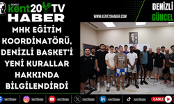 MHK Eğitim Koordinatörü, Denizli Basket’i yeni kurallar hakkında bilgilendirdi