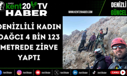 DENİZLİLİ KADIN DAĞCI 4 BİN 123 METREDE ZİRVE YAPTI