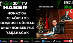 HONAZ’DA 30 AĞUSTOS COŞKUSU GÖKHAN AKAR KONSERİYLE YAŞANACAK